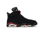 AIR JORDAN RETRO 6  BRED BLACK/RED SZ 17 with distressed box