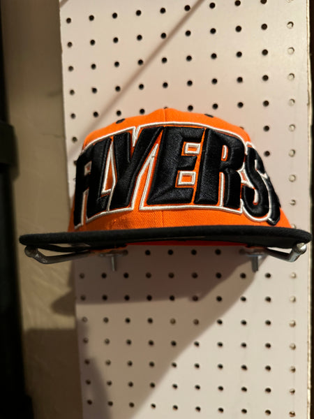 Mitchell&Ness NHL FLYERS SNAPBACK HAT EMBROIDERED LETTERS