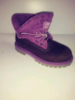 TIMBERLAND CHOCOLATE GRAPE ROLL DOWN BOOT TODDLERS/PETIT'S 11y