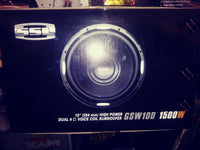 SSL 10 inch SUBWOOFER 1500 watt GSW10D