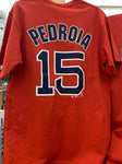 Majestic Dustin Pedroia Boston Redsox teeshirt