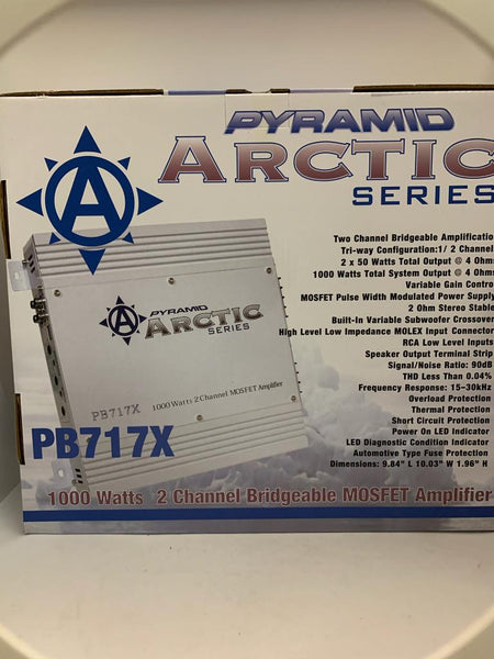 PYRAMID 1000 watt 2/1 channel amplifier