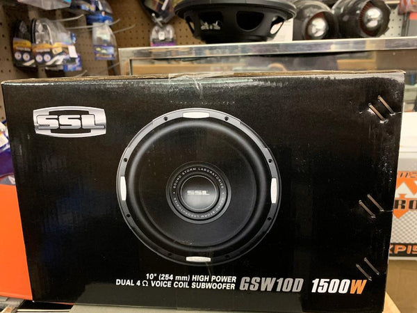 SSL 10” Subwoofer 1500 watts GSW10D