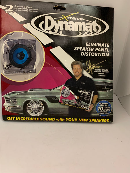 Dynamat speaker door kit contains 2 sheets