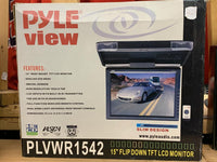 Pyle 15” Flip Down Monitor swivel