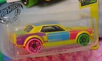 HOT WHEELS 1967 COLORFUL ART MUSTANG