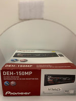 PIONEER 200 WATT CD PLAYER W AUX, REMOTE CONTROL DEH-150MP