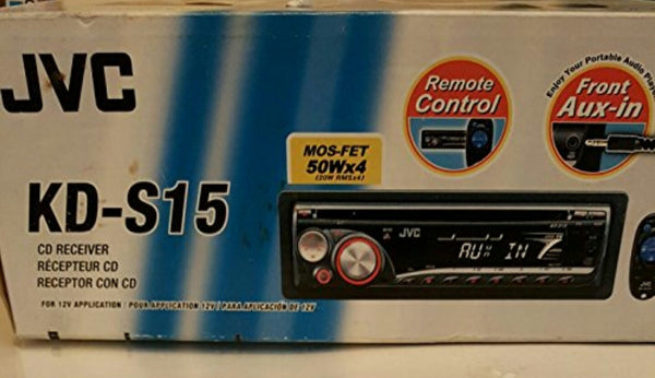 JVC KD S15 200W AFTER MARKET CD PLAYER AUX REMOTE