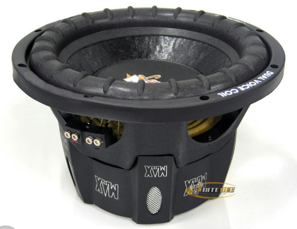 LANZAR MAX PRO 1200 WATT 10" SUBWOOFER DVC MAXP104D