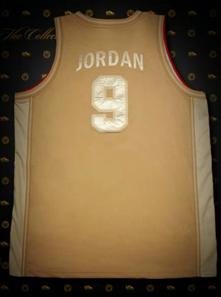 NIKE MICHAEL JORDAN 92 OLYMPIC DREAM TEAM JERSEY SPECIAL EDITION GOLD XXL NUMBERED ONLY 369 MADE, #24 of 369