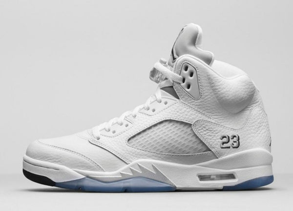 AIR JORDAN RETRO 5 SILVER METALLIC