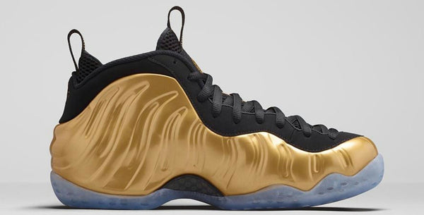 AIR FOAMPOSITE ONE GOLD METALLIC SIZE 10