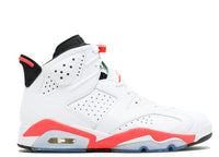 AIR JORDAN RETRO 6 WHITE/INFARED GS