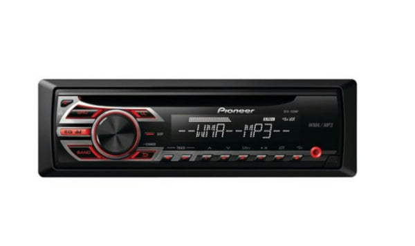 PIONEER 200 WATT CD PLAYER W AUX, REMOTE CONTROL DEH-150MP