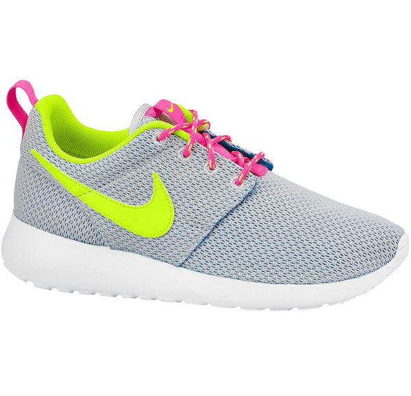 NIKE ROSHE RUN PLATINUM VOLT ROSE GS