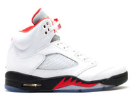 AIR JORDAN RETRO 5 FIRE RED (BLACK BOTTOM)