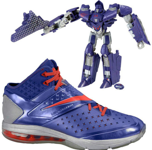 CJ81 TRAINER MAX QS (QUICK STRIKE) CALVIN JOHNSON MEGATRON SHOE (HASBRO MEGATRON TOY INCLUDED)