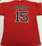 MAJESTIC BOSTON REDSOX DUSTION PEDRIOA TEE