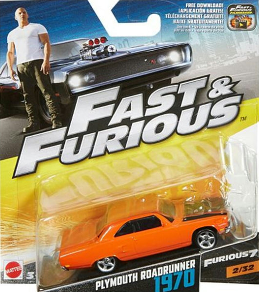 MATTEL FAST & FURIOUS 70 PLYMOUTH ROADRUNNER