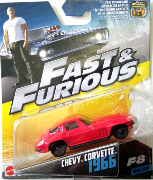 MATTEL FAST & FURIOUS 66 CHEVY CORVETTE