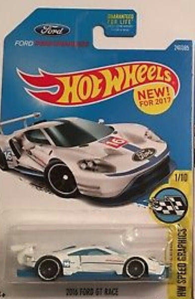 HOT WHEELS 2016 FORD GT RACE