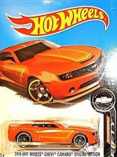 HOT WHEELS 2015 CHEVY CHEVORLET CAMERO SPECIAL EDITION YELLOWLINE