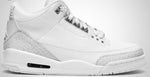 AIR JORDAN RETRO 3 WHITE METALLIC 2007 RELEASE LAST ONE SZ 13