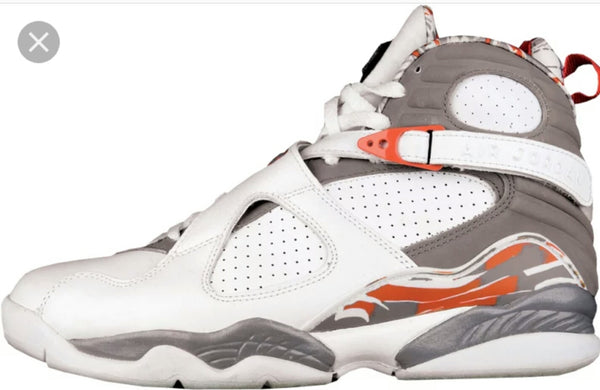 AIR JORDAN RETRO 8 STEALTH ORANGE 2007 RELEASE LAST ONE 13